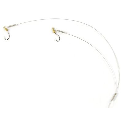 40 pieces Fishing Swivel Test 4kg Sea Double Line Hooks Peche Pivot Terminal Tackle