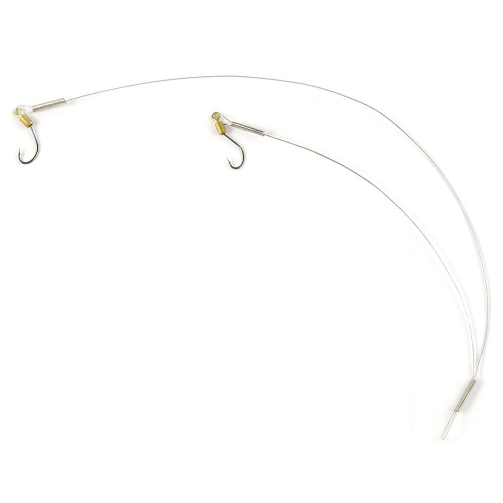 40 pieces Fishing Swivel Test 4kg Sea Double Line Hooks Peche Pivot Terminal Tackle