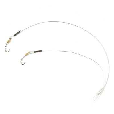 40 pieces Fishing Swivel Test 6kg Sea Double Line Hooks Peche Pivot Terminal Tackle