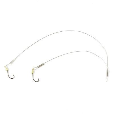 40 pieces Fishing Swivel Test 10kg Sea Double Line Hooks Peche Pivot Terminal Tackle