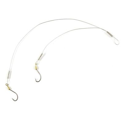 40 pieces Fishing Swivel Test 12kg Sea Double Line Hooks Peche Pivot Terminal Tackle