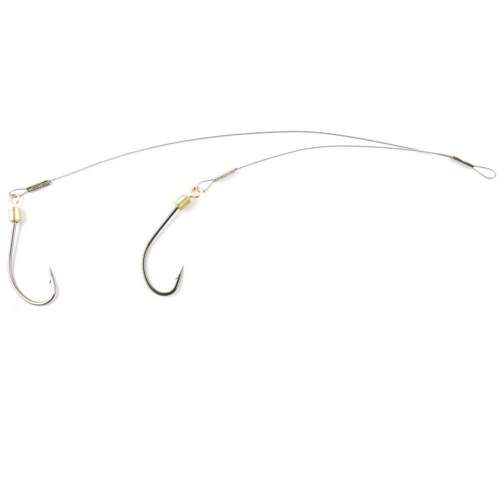 30 Pieces Fishing Swivel Test 18kg Sea Double Line Hooks Peche Pivot Terminal Tackle