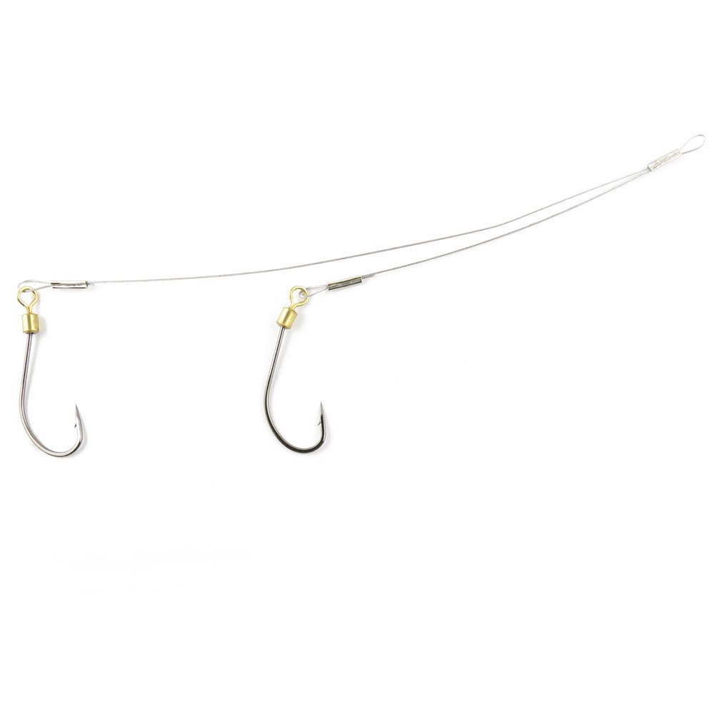30 pieces Fishing Swivel Test 18kg Sea Double Line Hooks Peche Pivot Terminal Tackle