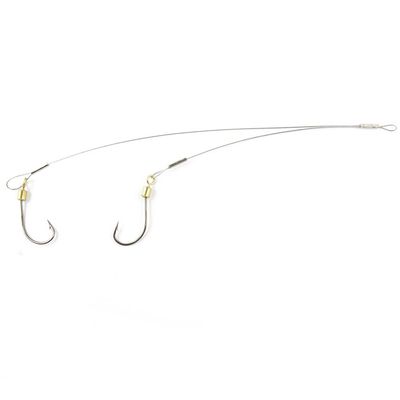 30 pieces Fishing Swivel Test 25kg Sea Double Line Hooks Peche Pivot Terminal Tackle