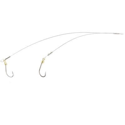 30 pieces Fishing Swivel Test 33kg Sea Double Line Hooks Peche Pivot Terminal Tackle