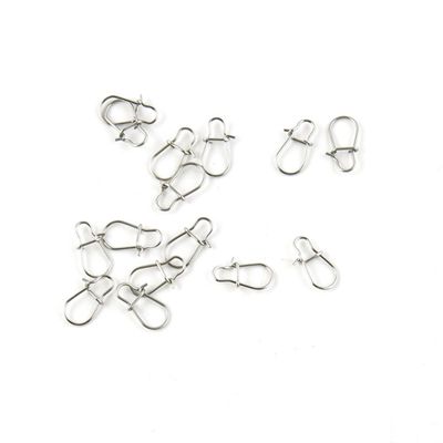 820 pieces Fishing Swivel Enhanced Snap Test 5Kg 10MM Cross Lock Peche Pivot Terminal Tackle