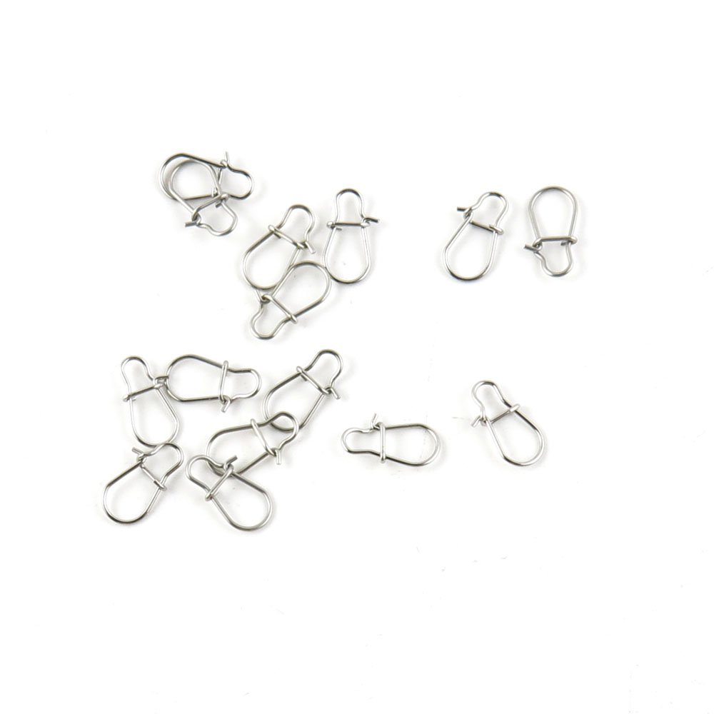 820 pieces Fishing Swivel Enhanced Snap Test 5Kg 10MM Cross Lock Peche Pivot Terminal Tackle