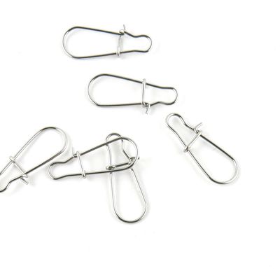 10 pieces Fishing Swivel Enhanced Snap Test 35Kg 33MM Cross Lock Peche Pivot Terminal Tackle