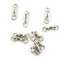 100 pieces Fishing Swivel Ball Bearing Rolling Ring Test 20kg Peche Pivot Terminal Tackle view 1