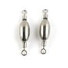 50 pieces Fishing Swivel Rolling Copper Weight Cross Lock Peche Pivot Terminal Tackle view 1