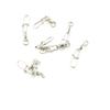 100 pieces Fishing Swivel Ball Bearing Rolling Ring Test 8kg Cross Lock Peche Pivot Terminal Tackle view 1