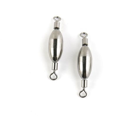 40 pieces Fishing Swivel Rolling Copper Weight Cross Lock Peche Pivot Terminal Tackle