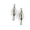 40 pieces Fishing Swivel Rolling Copper Weight Cross Lock Peche Pivot Terminal Tackle view 1