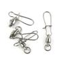 50 pieces Fishing Swivel Ball Bearing Rolling Ring Test 50kg Cross Lock Peche Pivot Terminal Tackle view 1
