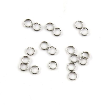 820 pieces Fishing Swivel Split Ring 3.5MM Peche Pivot Terminal Tackle