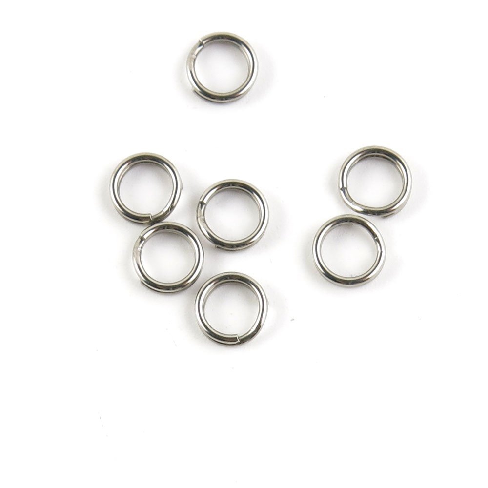 690 pieces Fishing Swivel Split Ring 4.6MM Peche Pivot Terminal Tackle