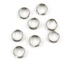 10 pieces Fishing Swivel Split Ring 8.2MM Peche Pivot Terminal Tackle view 1