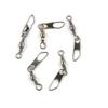 10 pieces Fishing Swivel Snap Rolling Test 12kg Cross Lock Peche Pivot Terminal Tackle view 1