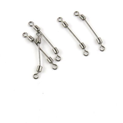 10 pieces Fishing Swivel Lead Sheet 11MM Cross Lock Peche Pivot Terminal Tackle