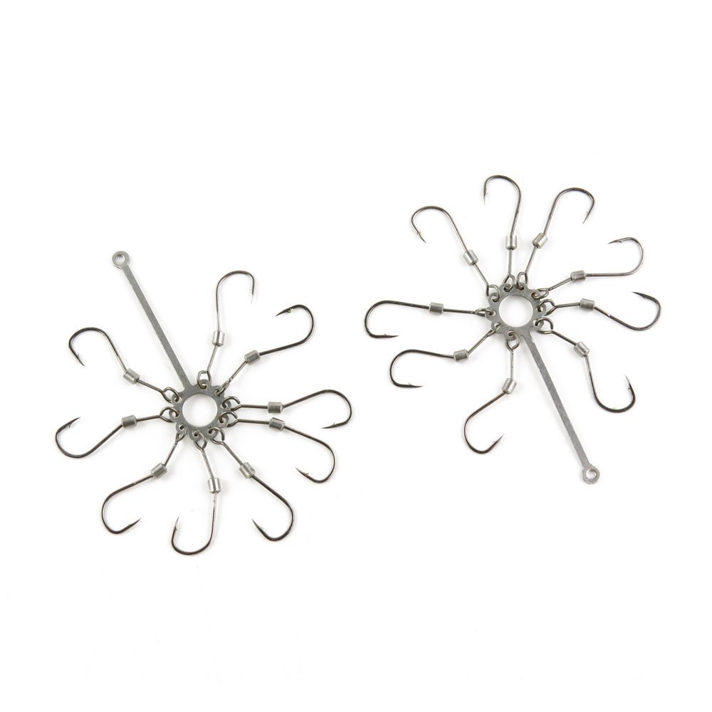 20 pieces Fishing Swivel Tray Plate Hooks 6# Peche Pivot Terminal Tackle