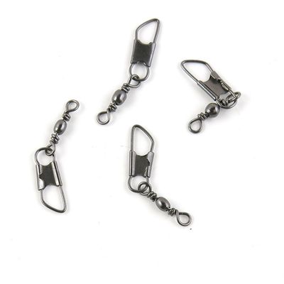 480 pieces Fishing Swivel Snap Rolling Test 5kg Cross Lock Peche Pivot Terminal Tackle