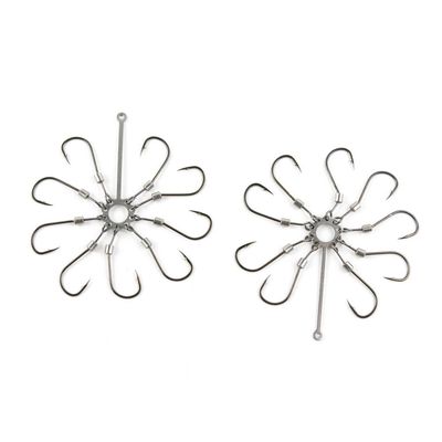 10 pieces Fishing Swivel Tray Plate Hooks 10# Peche Pivot Terminal Tackle