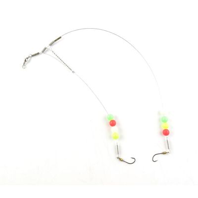 20 pieces Fishing Swivel Wire Rig Hooks Floating Luminous 10# Peche Pivot Terminal Tackle