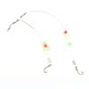 20 pieces Fishing Swivel Wire Rig Hooks Floating Luminous #12 Peche Pivot Terminal Tackle view 1