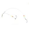 10 pieces Fishing Swivel Wire Rig Hooks Floating Luminous 20# Peche Pivot Terminal Tackle view 1