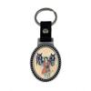 Indiana Metal Craft Glamour?Lady and Horse Leather Strap?Key Tag IMC-Retail view 1