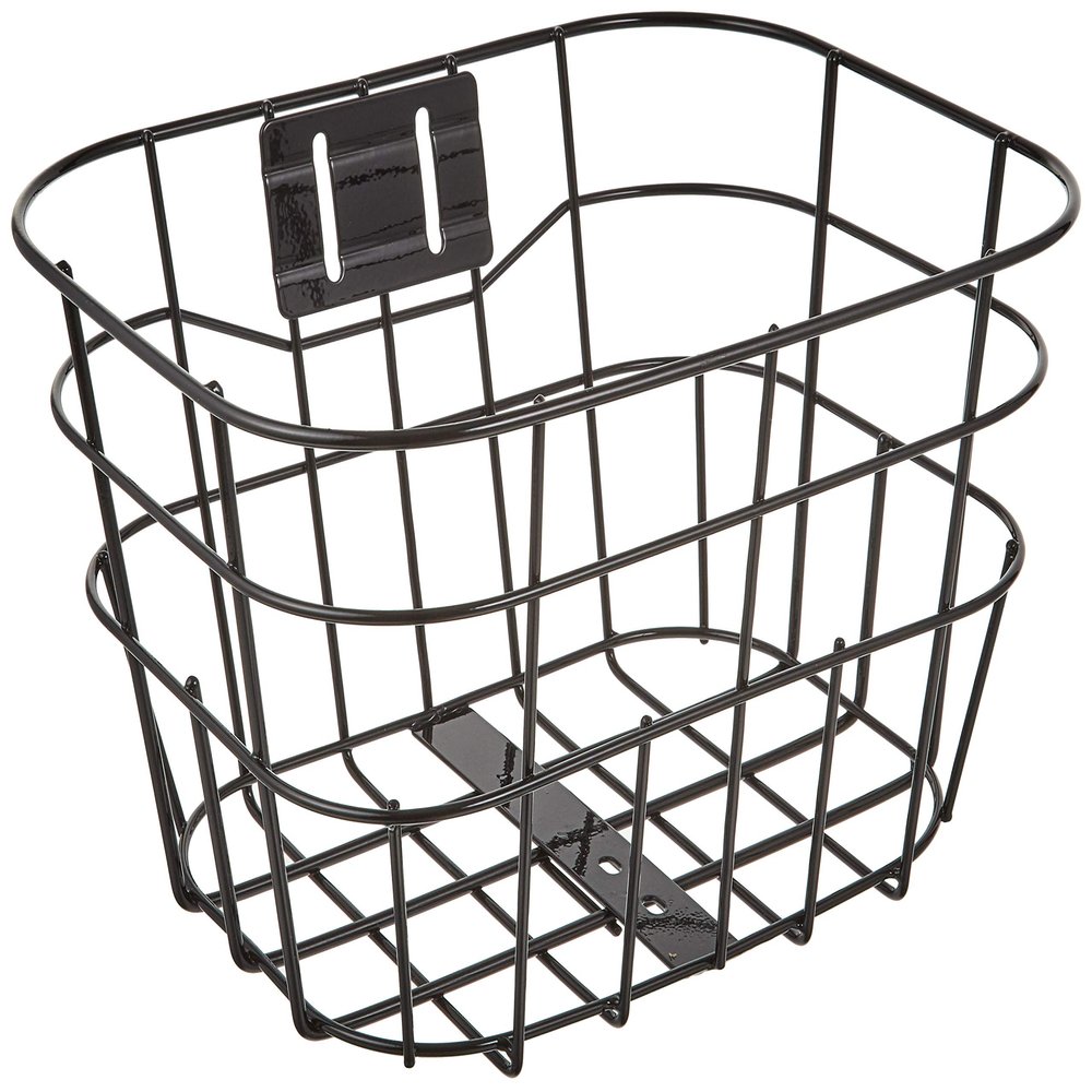 Bridgestone BK-BKJ F761313BL Bicycle Basket for Mark Rosa, Front Basket, Black