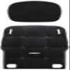 Bridgestone (Bridgestone) rurabi- DX Child Seat Cushion Set Black LD3  K b403541bl view 1