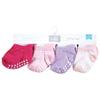 Hudson Baby Unisex Baby Non-Skid No-Show Socks, Pink Lilac, 2-4 Toddler view 2