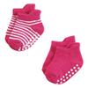 Hudson Baby Unisex Baby Non-Skid No-Show Socks, Pink Lilac, 2-4 Toddler view 3