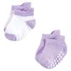 Hudson Baby Unisex Baby Non-Skid No-Show Socks, Pink Lilac, 2-4 Toddler view 4