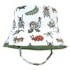 Hudson Baby Unisex Baby Sun Protection Hat, Critters Plaid, 0-12 Months view 4
