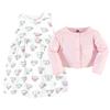 Hudson Baby Womens Cotton and Cardigan Set Casual Dress, Tea Party, 4-5T US view 3