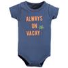 Hudson Baby Unisex Baby Cotton Bodysuit, Shorts and Shoe Set, Vacay, 0-3 Months view 3
