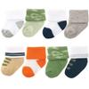 Luvable Friends baby boys Newborn and Terry Socks, Camo, 0-6 Months US view 1