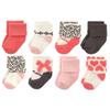 Luvable Friends baby boys Newborn and Terry Socks, Leopard, 6-12 Months US view 1