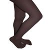 Banner Bonnie Girls' Opaque Microfiber Ultra Soft Hold & Stretch Dance Uniform Footed Tights Brown 10-12 view 2