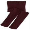 Banner Bonnie Girls' Opaque Microfiber Ultra Soft Hold & Stretch Dance Uniform Footed Tights Brown 10-12 view 3