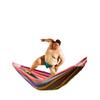 Olyer Outdoor Leisure Double 2 Person Thickening Hammock Camping Canvas Hammock (Green Stripe, 200150cm) view 3