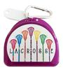 Zumoe Lacrosse (Purple) Case for Mouth Guards, Retainers - 7 Standing Sticks view 1