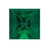 0.03-0.05 Cts of 2 mm AAA Square Princess Lab Created Emerald (1 pc) Loose Gemstone view 1