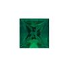 0.03-0.05 Cts of 2 mm AAA Square Princess Lab Created Emerald (1 pc) Loose Gemstone view 3