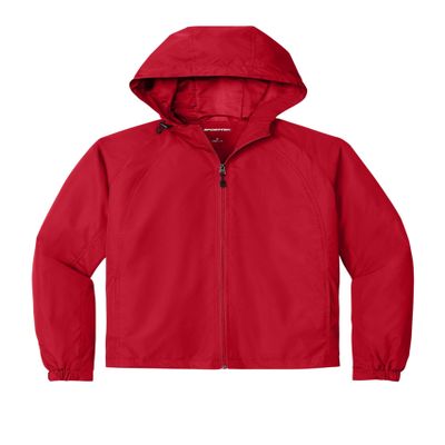 SPORT-TEK Unisex Hooded Raglan Jacket