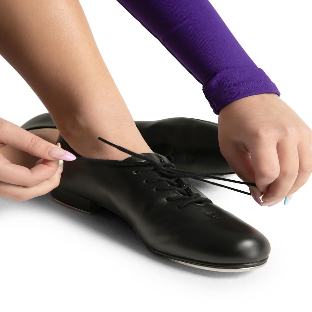 Capezio Kids Tic Toe Tap Shoe-Child, Black, 9.5 US Unisex Toddler