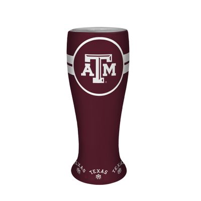 NCAA Texas A&M Aggies Collectible Ceramic Pilsner, 2.5-ounce, Black