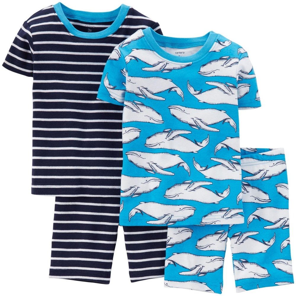 Carter'sBabyBoys'CA-570844PiecePantPJSet(Baby)-Whale-9Months